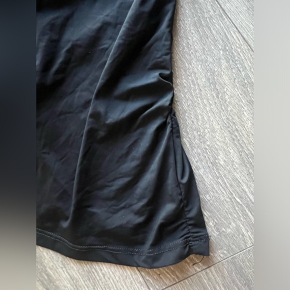 Vintage Guess ruffled bust halter swim dress in black. Size M - Picture 5 of 12